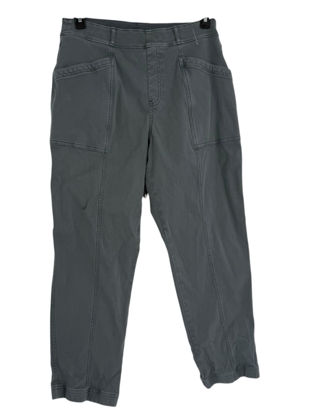 Spanx The Perfect Ankle Pants Women Size XL Green High Rise Pull On Stretch